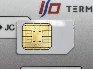 De activatie van I/O terminal komt in de vorm van een simkaart